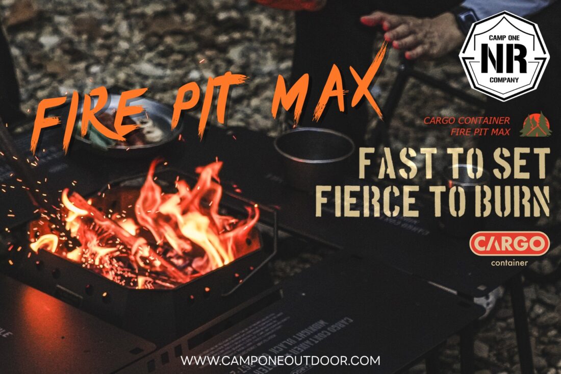 CARGO CONTAINER FIRE PIT MAX