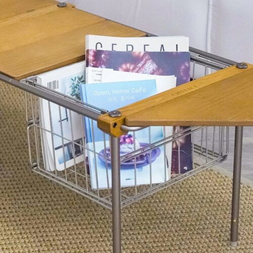 offline Table Stainless Folding Basket